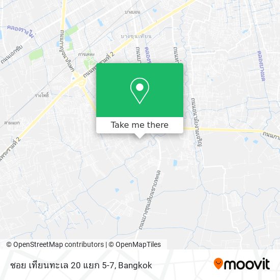 ซอย เทียนทะเล 20 แยก 5-7 map