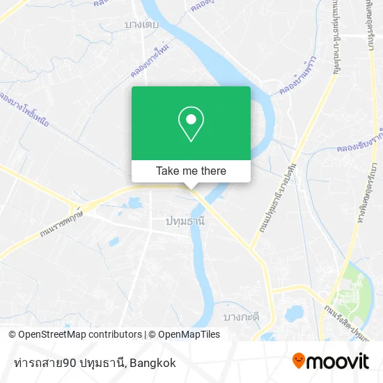 ท่ารถสาย90 ปทุมธานี map