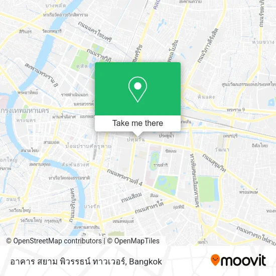 อาคาร สยาม พิวรรธน์ ทาวเวอร์ map