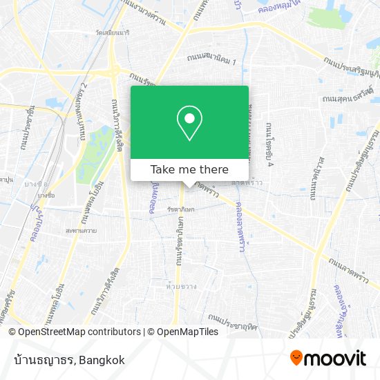 บ้านธญาธร map