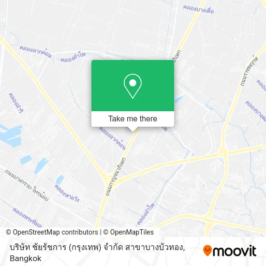 บริษัท ชัยรัชการ (กรุงเทพ) จำกัด สาขาบางบัวทอง map