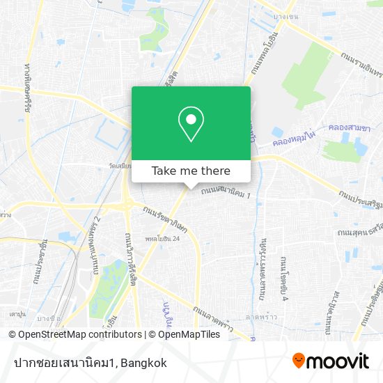 ปากซอยเสนานิคม1 map