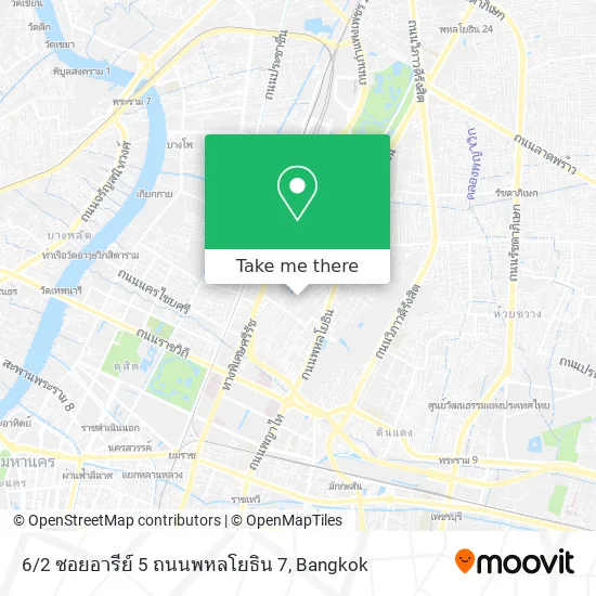 6/2 ซอยอารีย์ 5 ถนนพหลโยธิน 7 map