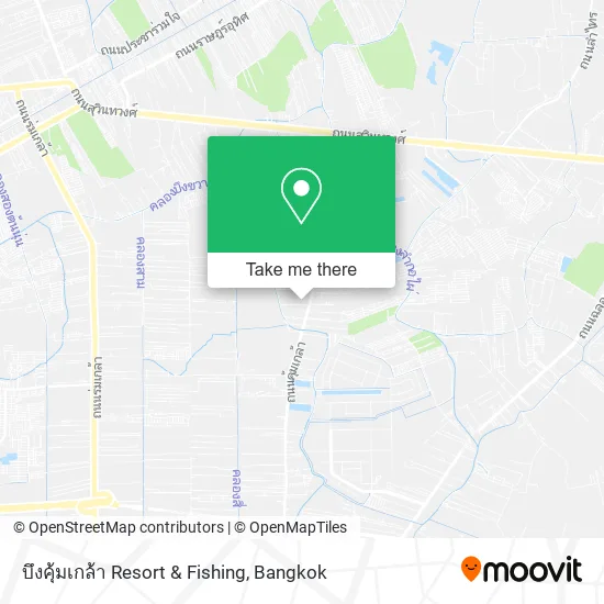 บึงคุ้มเกล้า Resort & Fishing map