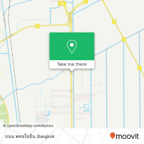 ถนน พหลโยธิน map