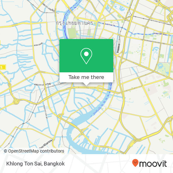 Khlong Ton Sai map