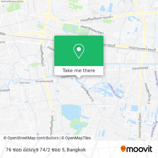 76 ซอย อ่อนนุช 74/2 ซอย 5 map