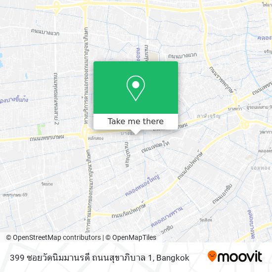 399 ซอยวัดนิมมานรดี ถนนสุขาภิบาล 1 map