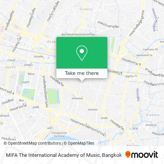 MIFA The International Academy of Music map