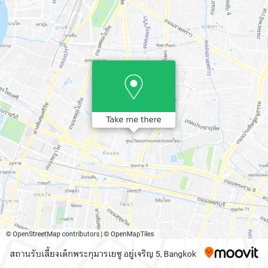 สถานรับเลี้ยงเด็กพระกุมารเยซู อยู่เจริญ 5 map