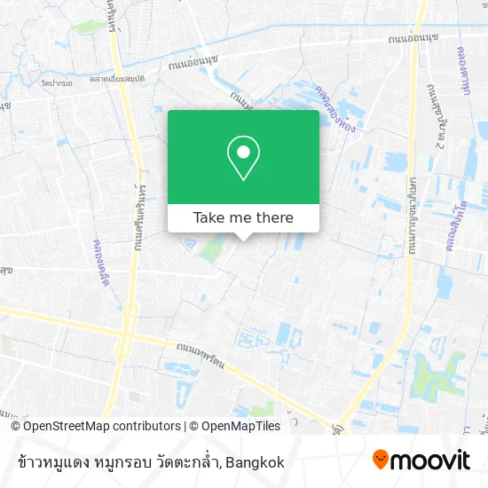 ข้าวหมูแดง หมูกรอบ วัดตะกล่ำ map