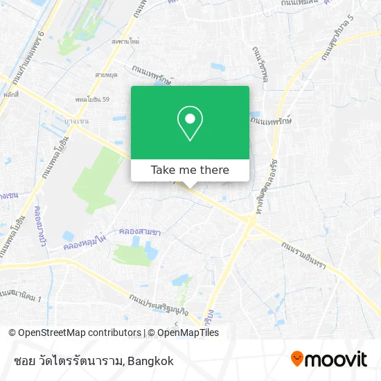 ซอย วัดไตรรัตนาราม map