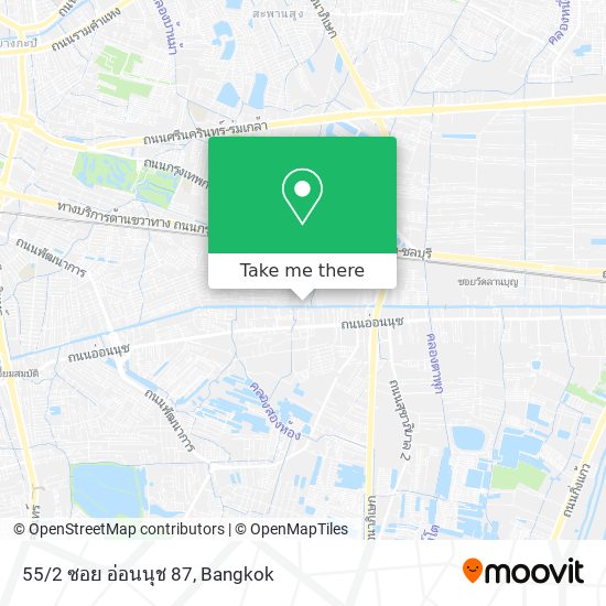 55/2 ซอย อ่อนนุช 87 map
