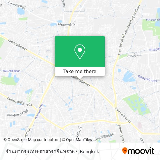 ร้านยากรุงเทพ-สาขาราอินทรา67 map