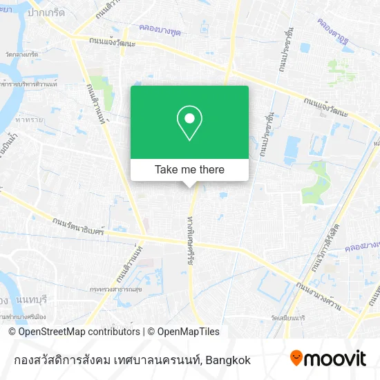 กองสวัสดิการสังคม เทศบาลนครนนท์ map