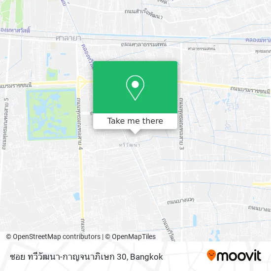 ซอย ทวีวัฒนา-กาญจนาภิเษก 30 map