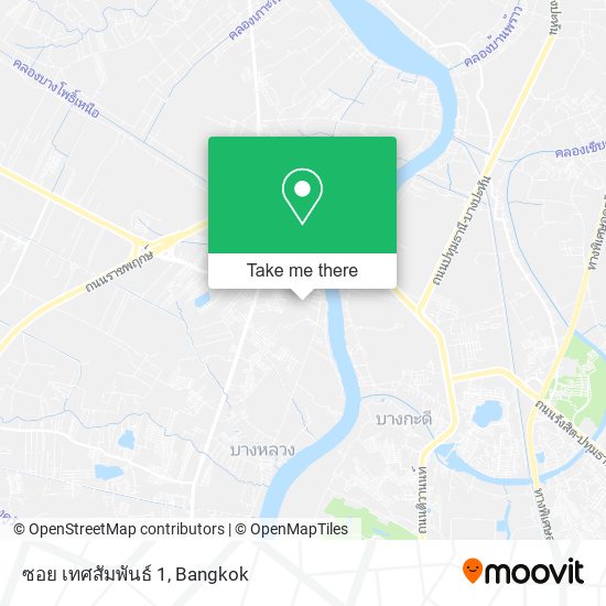 ซอย เทศสัมพันธ์ 1 map