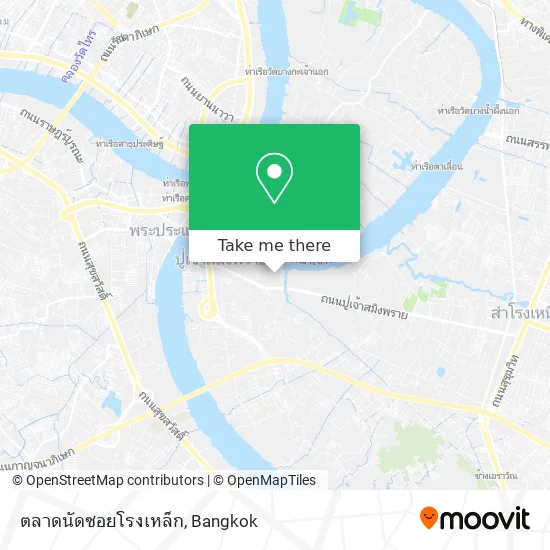ตลาดนัดซอยโรงเหล็ก map