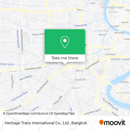 Heritage Trans International Co., Ltd. map