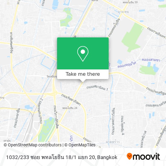 1032 / 233 ซอย พหลโยธิน 18 / 1 แยก 20 map