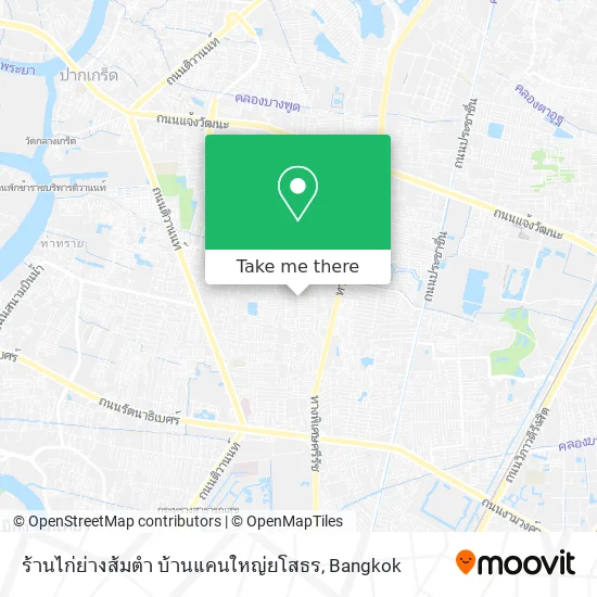ร้านไก่ย่างส้มตำ บ้านแคนใหญ่ยโสธร map