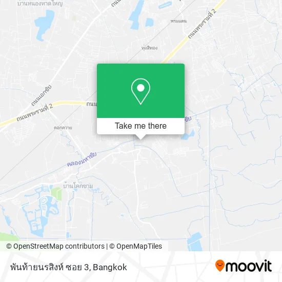 พันท้ายนรสิงห์ ซอย 3 map