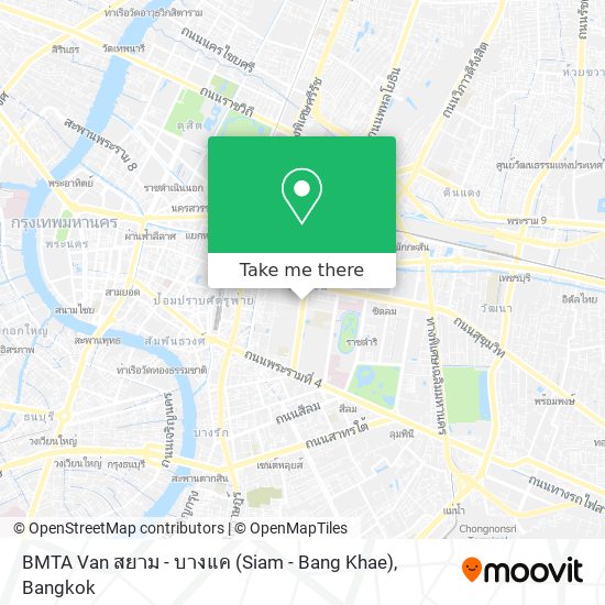 BMTA Van สยาม - บางแค (Siam - Bang Khae) map