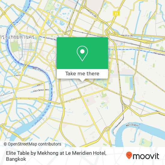 Elite Table by Mekhong at Le Meridien Hotel map