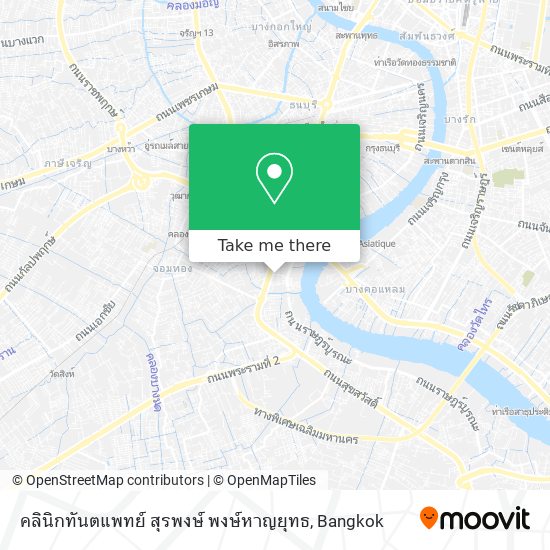 คลินิกทันตแพทย์ สุรพงษ์ พงษ์หาญยุทธ map