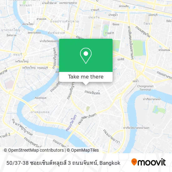 50 / 37-38 ซอยเซ็นต์หลุยส์ 3 ถนนจันทน์ map