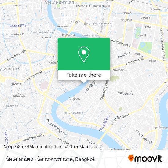 วัดเศวตฉัตร - วัดวรจรรยาวาส map