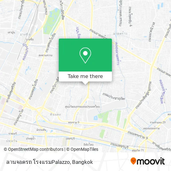 ลานจอดรถ โรงแรมPalazzo map