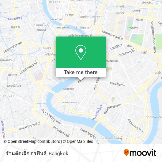 ร้านตัดเสื้อ อรพินธ์ map