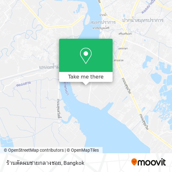 ร้านตัดผมชายกลางชอย map