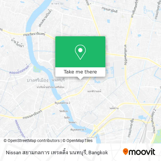 Nissan สยามกลการ เทรดดิ้ง นนทบุรี map