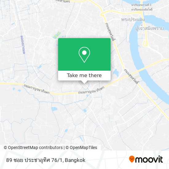 89 ซอย ประชาอุทิศ 76/1 map