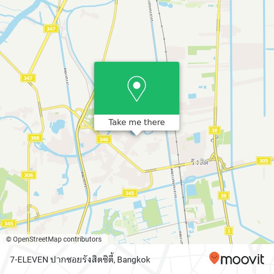 7-ELEVEN ปากซอยรังสิตซิตี้ map