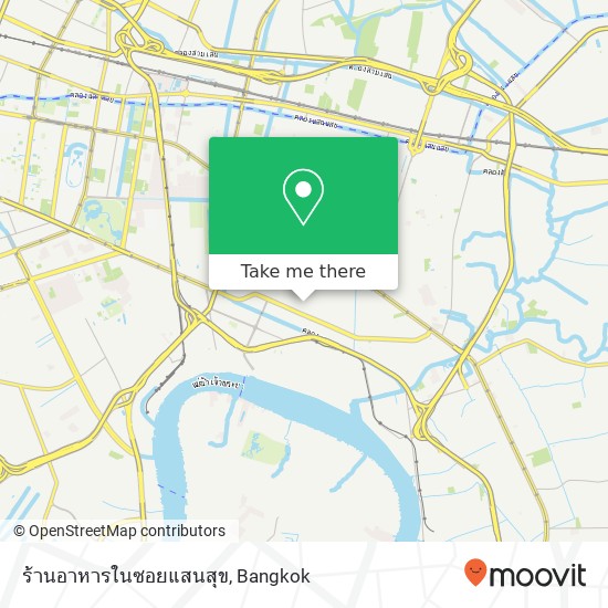 ร้านอาหารในซอยแสนสุข map