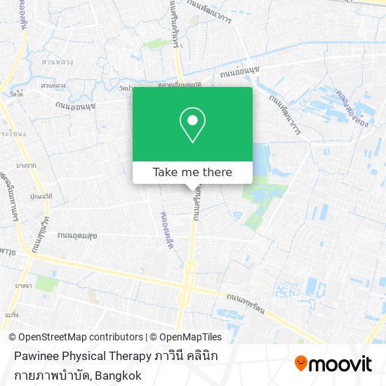 Pawinee Physical Therapy ภาวินี คลินิกกายภาพบำบัด map