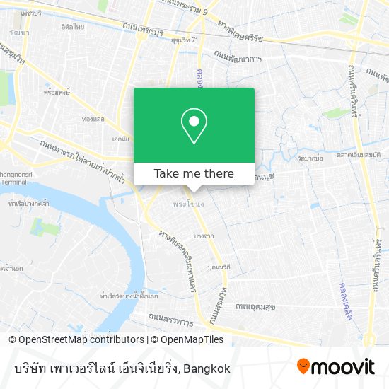 บริษัท เพาเวอร์ไลน์ เอ็นจิเนียริ่ง map