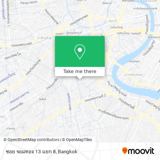 ซอย จอมทอง 13 แยก 8 map