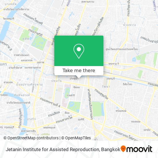 Jetanin Institute for Assisted Reproduction map