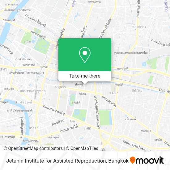 Jetanin Institute for Assisted Reproduction map