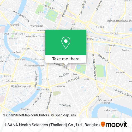 USANA Health Sciences (Thailand) Co., Ltd. map