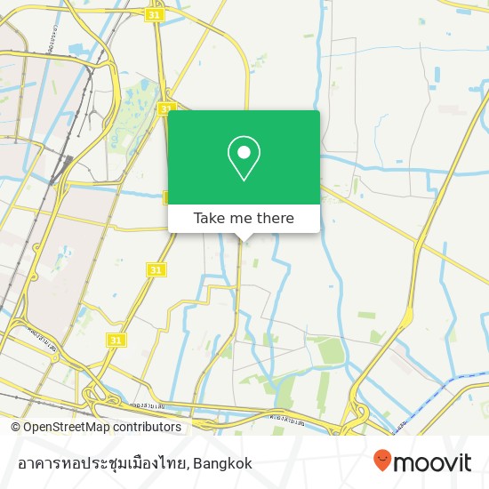 อาคารหอประชุมเมืองไทย map