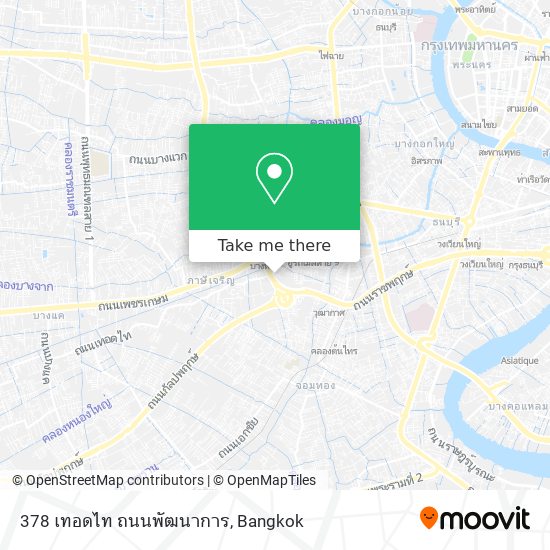 378 เทอดไท ถนนพัฒนาการ map