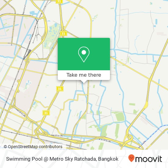 Swimming Pool @ Metro Sky Ratchada map