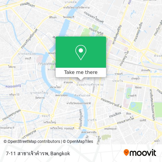7-11 สาขาเจ้าคำรพ map