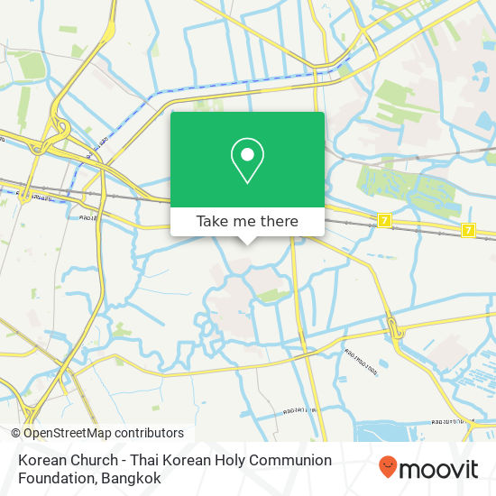 Korean Church - Thai Korean Holy Communion Foundation map