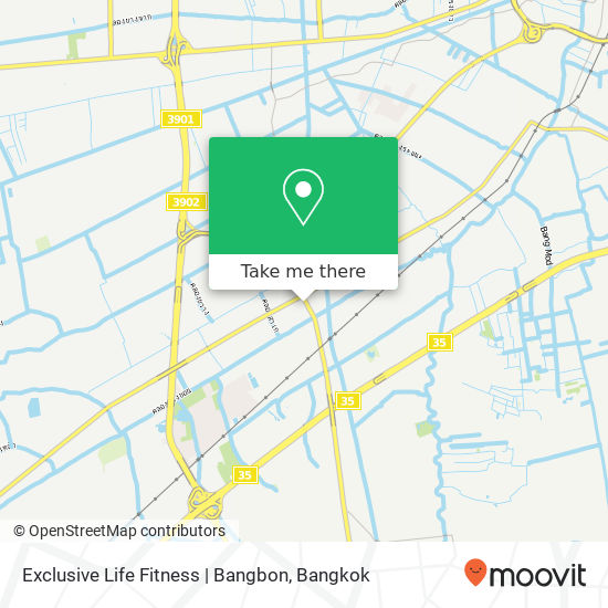 Exclusive Life Fitness | Bangbon map
